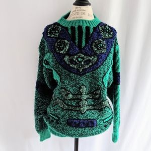 Vintage Novo 80's Chunky Mohair Sweater